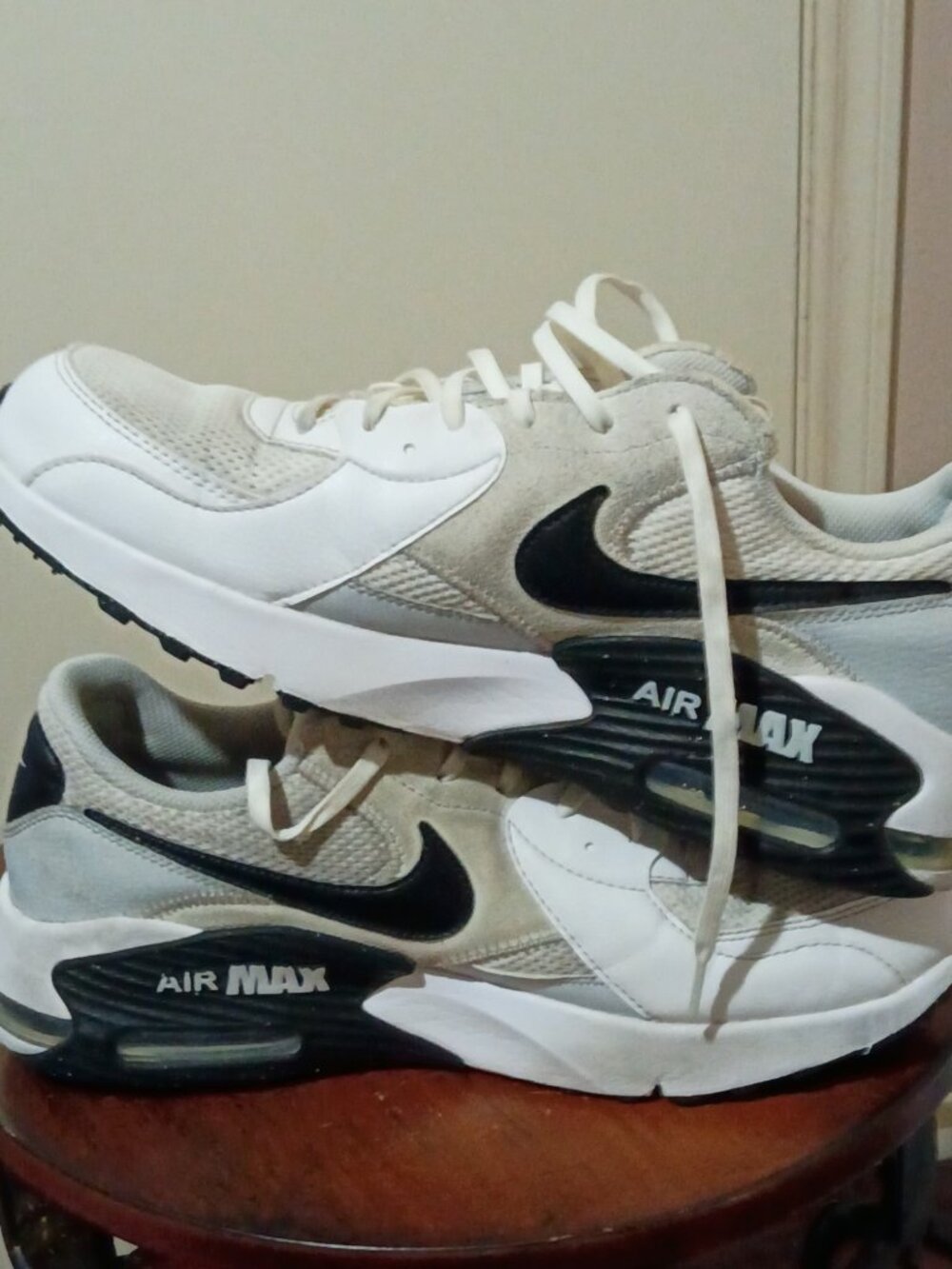 Nike Mens Air Max Excee FN7304-100 White Gray Black Sneakers Shoes Size 11 - Picture 12 of 13